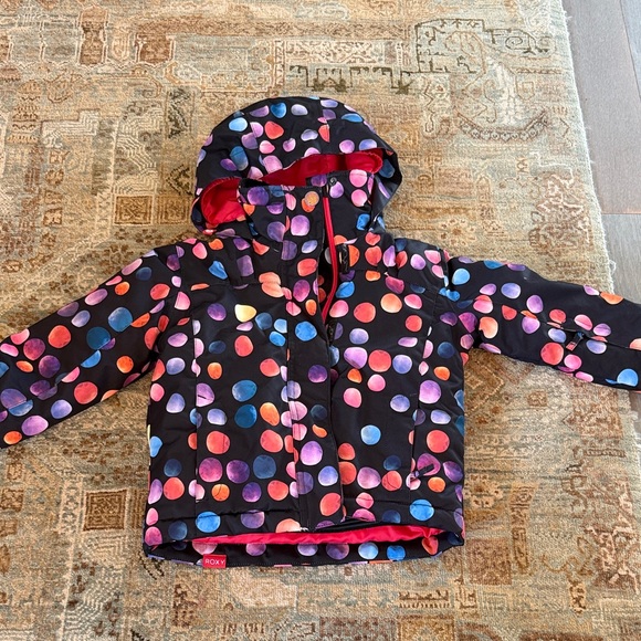 Roxy 3T Multicolor Dot Hooded ski Jacket